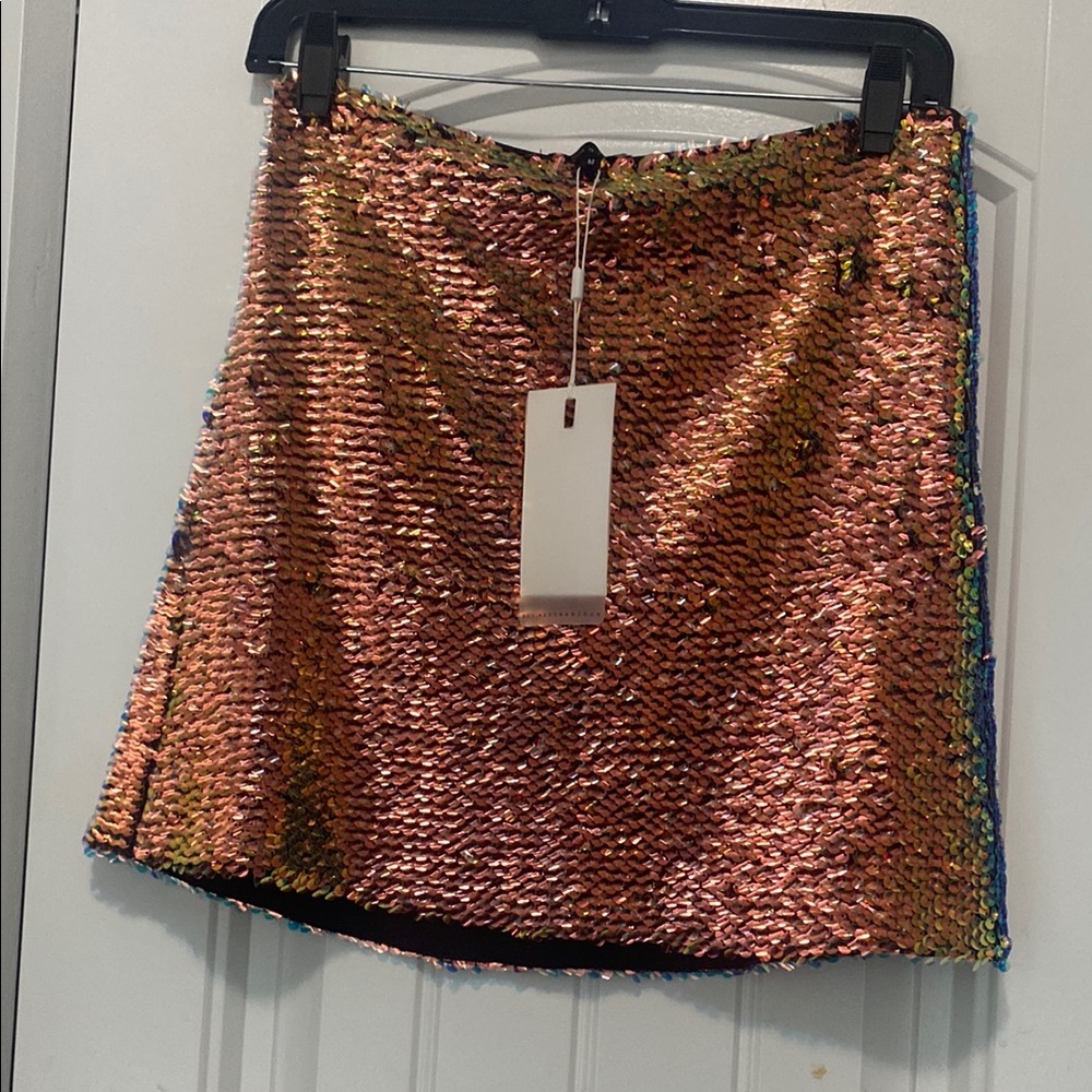 Sequin Skirt in Multicolor